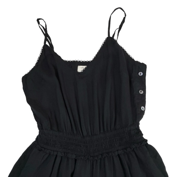 Wilfred Aritzia Irene La Boheme Black Wide Leg Jumpsuit - Picture 7 of 16